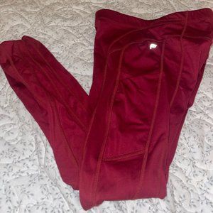 Fabletics red leggings